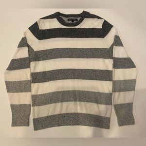 Tommy Hilfiger (White & Grey) (Medium) Sweater